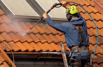 Démoussage et hydrofuge de toiture à Archamps